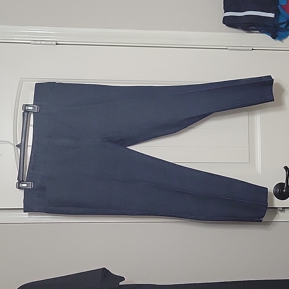Denim cropped pants